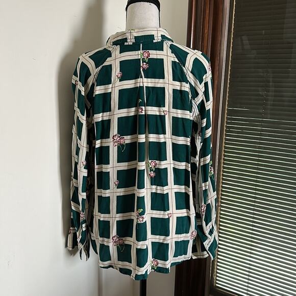 Free People |  Window To My Heart Button Down Shirt Size M - Picture 5 of 9